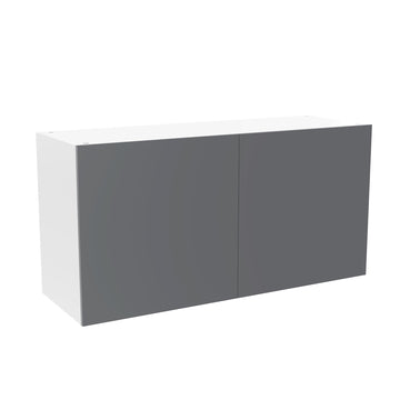 RTA - Glossy Grey - Double Door Wall Cabinets | 36