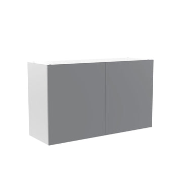 RTA - Glossy Grey - Double Door Wall Cabinets | 36