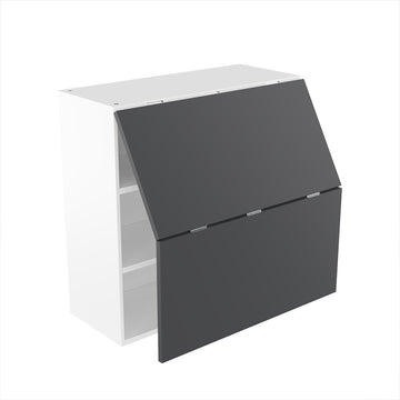 RTA - Glossy Grey - Bi-Fold Door Wall Cabinets | 30