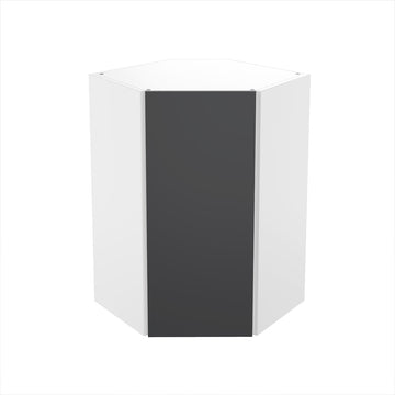 RTA - Glossy Grey - Diagonal Wall Cabinets | 24