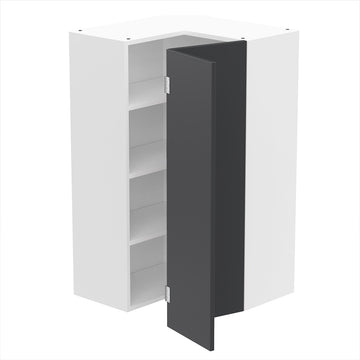 RTA - Glossy Grey - Easy Reach Wall Cabinets | 24"W x 42"H x 12"D