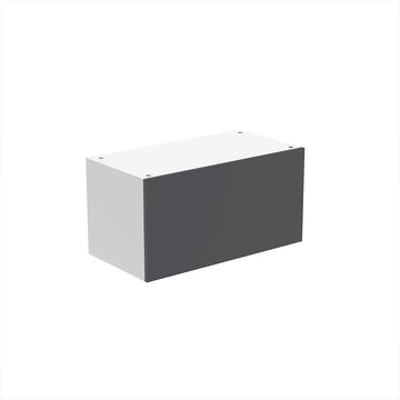 RTA - Glossy Grey - Horizontal Door Wall Cabinets | 24