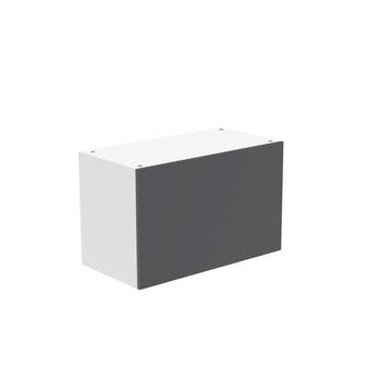 RTA - Glossy Grey - Horizontal Door Wall Cabinets | 24