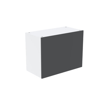 RTA - Glossy Grey - Horizontal Door Wall Cabinets | 24