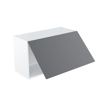 RTA - Glossy Grey - Horizontal Door Wall Cabinets | 30"W x 18"H x 12"D