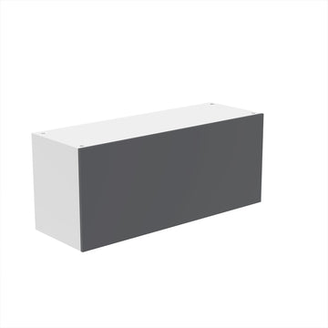 RTA - Glossy Grey - Horizontal Door Wall Cabinets | 36