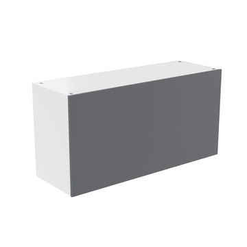 RTA - Glossy Grey - Horizontal Door Wall Cabinets | 36