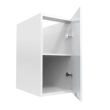RTA - Glossy White - Full Height Single Door Base Cabinets | 15