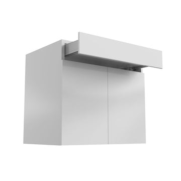 RTA - Glossy White - Double Door Base Cabinets | 33"W x 30"H x 23.8"D