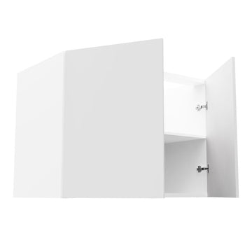 RTA - Glossy White - Full Height Double Door Base Cabinets | 42"W x 30"H x 23.8"D