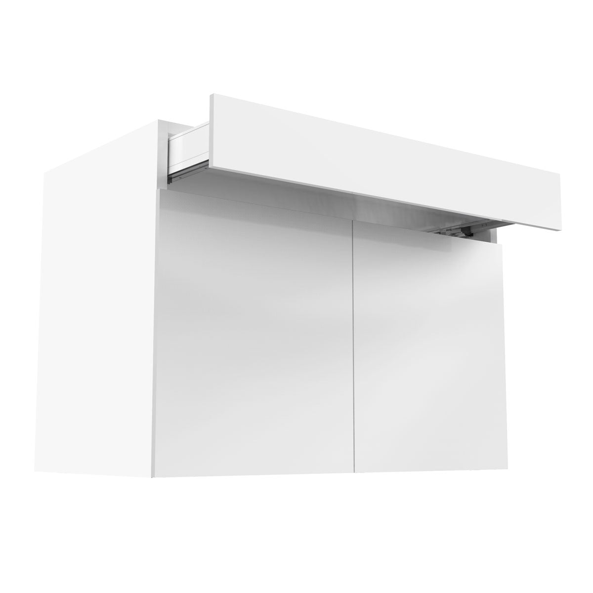 RTA - Glossy White - Double Door Base Cabinets | 42"W x 34.5"H x 24"D