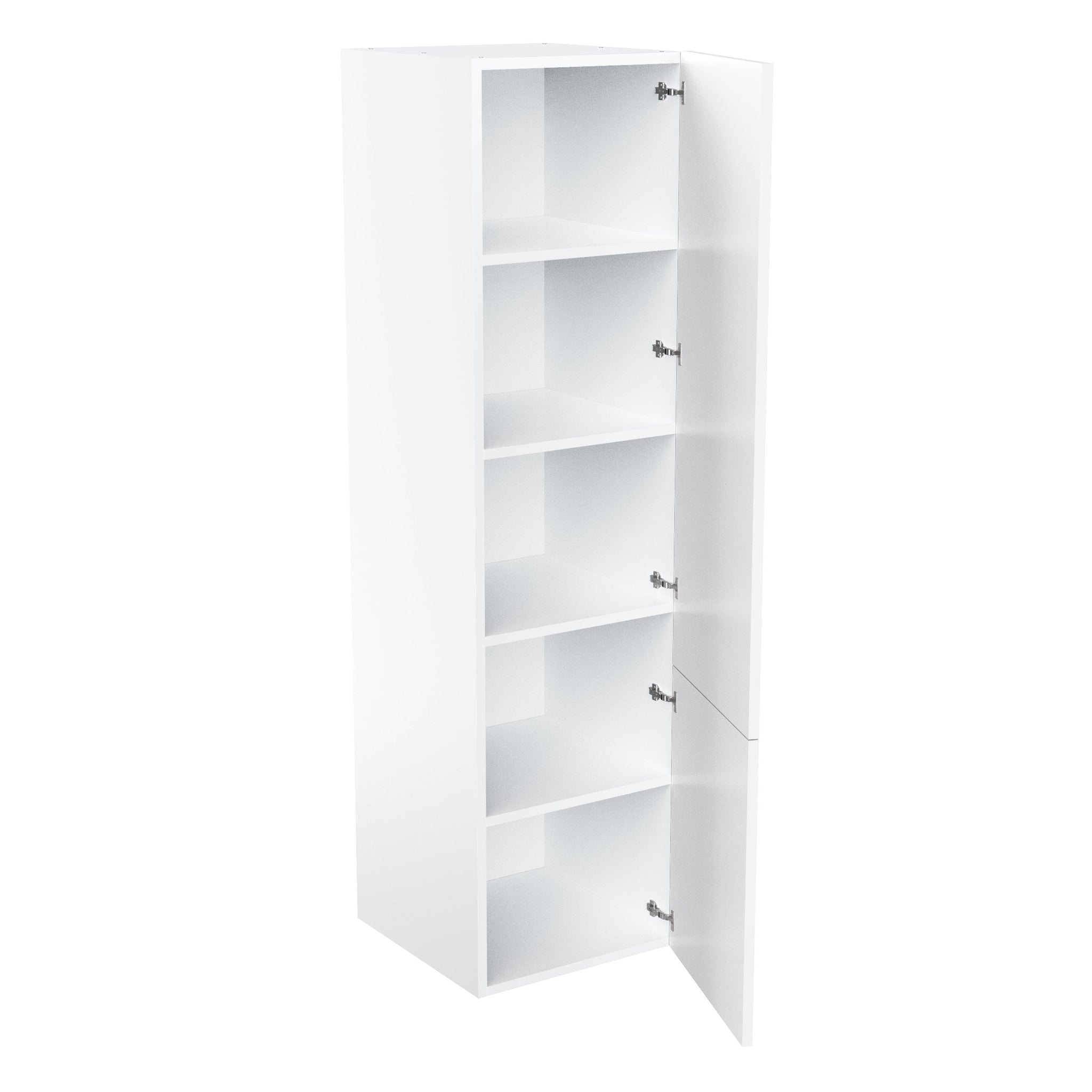 RTA - Glossy White - Single Door Tall Cabinets | 24"W x 90"H x 23.8"D