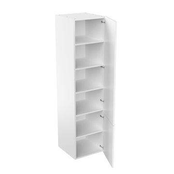 RTA - Glossy White - Single Door Tall Cabinets | 24"W x 96"H x 23.8"D