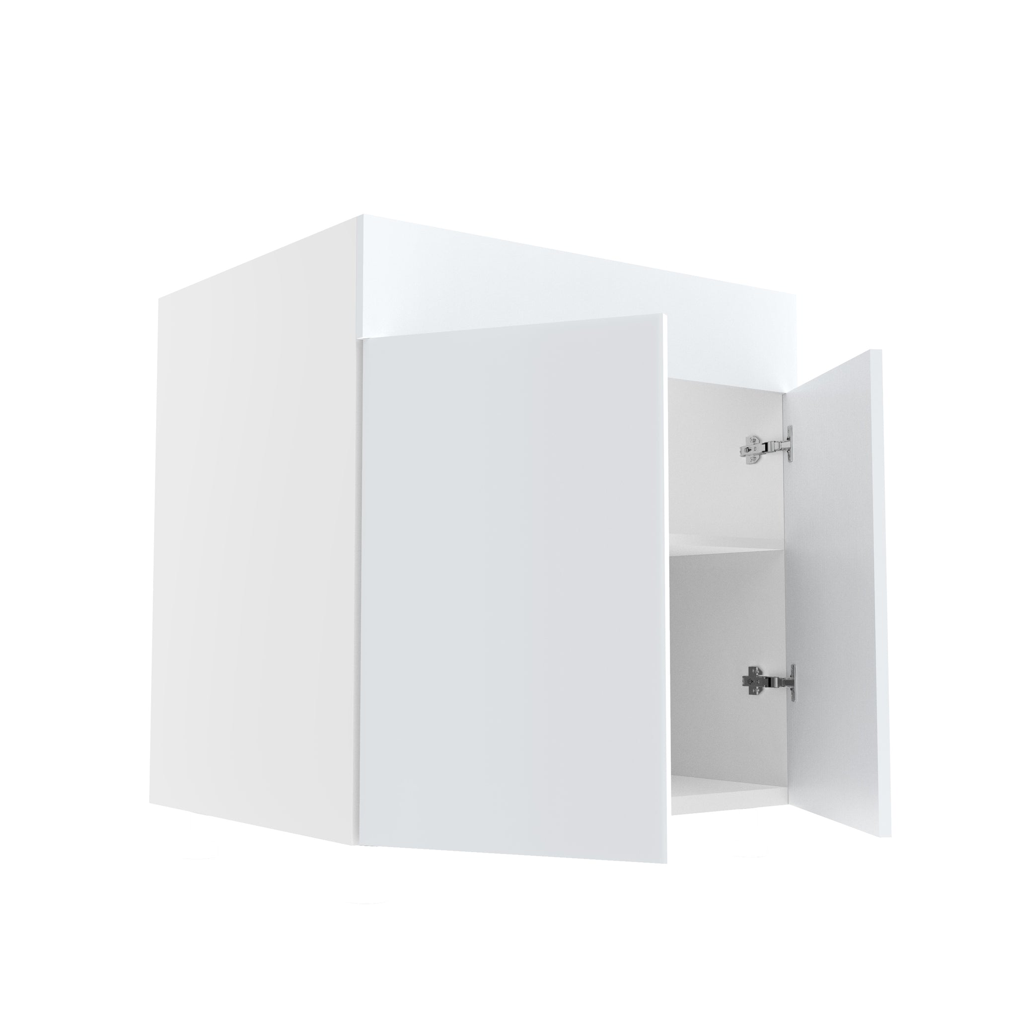 RTA - Glossy White - Sink Base Cabinets | 30"W x 30"H x 23.8"D