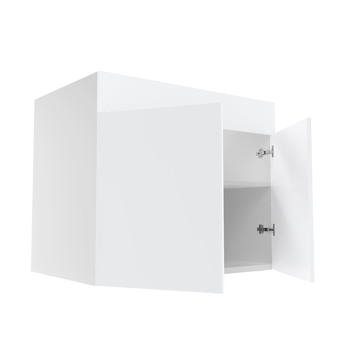 RTA - Glossy White - Sink Base Cabinets | 36"W x 34.5"H x 24"D