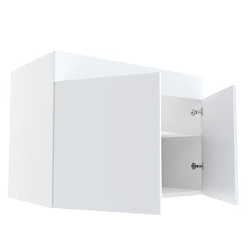 RTA - Glossy White - Sink Base Cabinets | 42"W x 34.5"H x 24"D