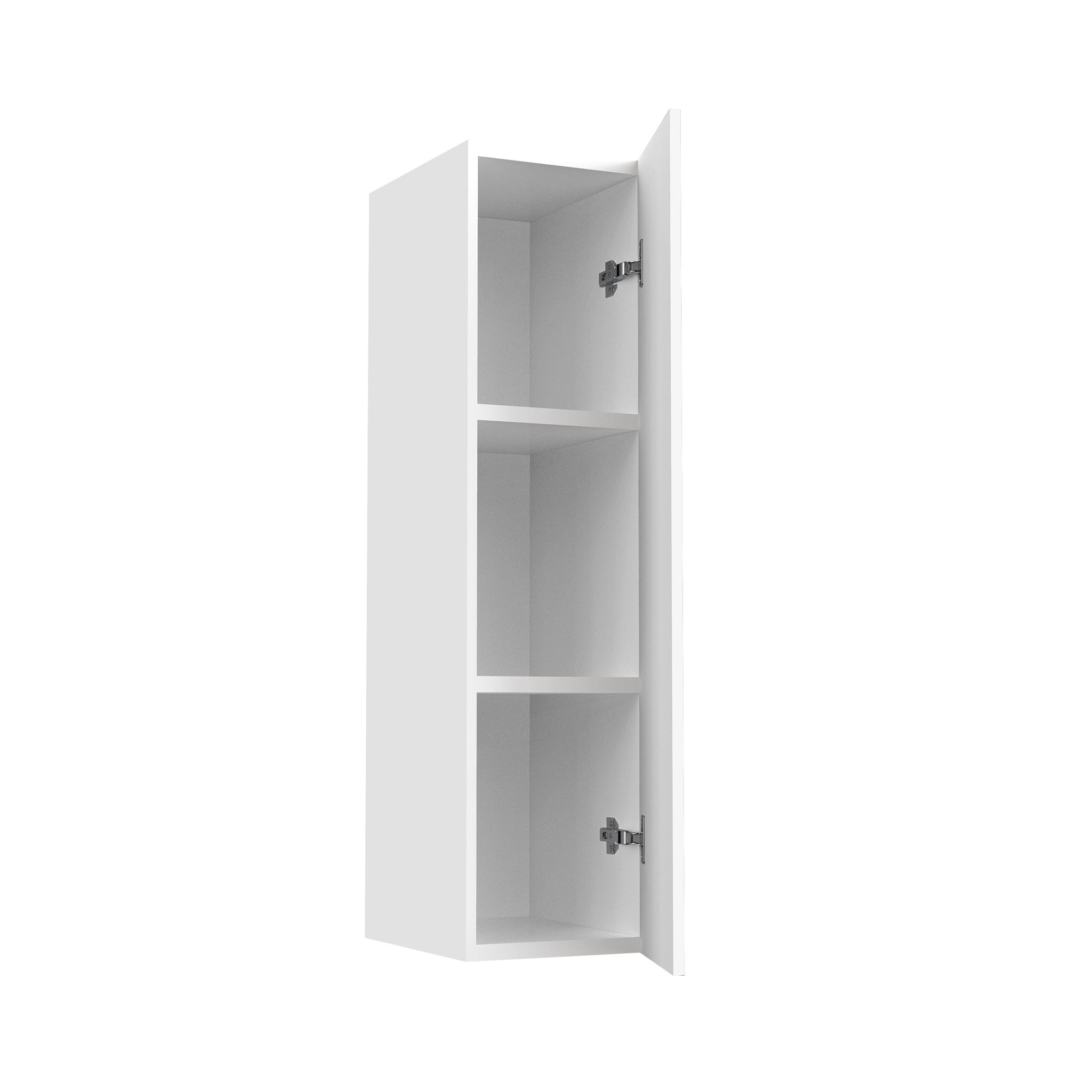 RTA - Glossy White - Single Door Wall Cabinets | 9"W x 36"H x 12"D