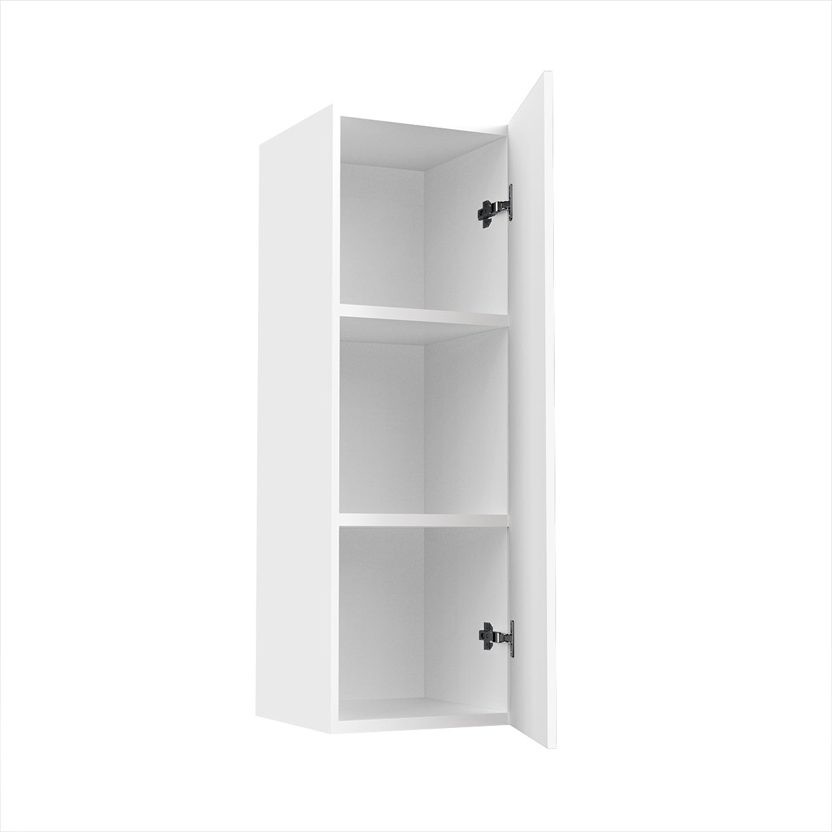 RTA - Glossy White - Single Door Wall Cabinets | 12"W x 36"H x 12"D