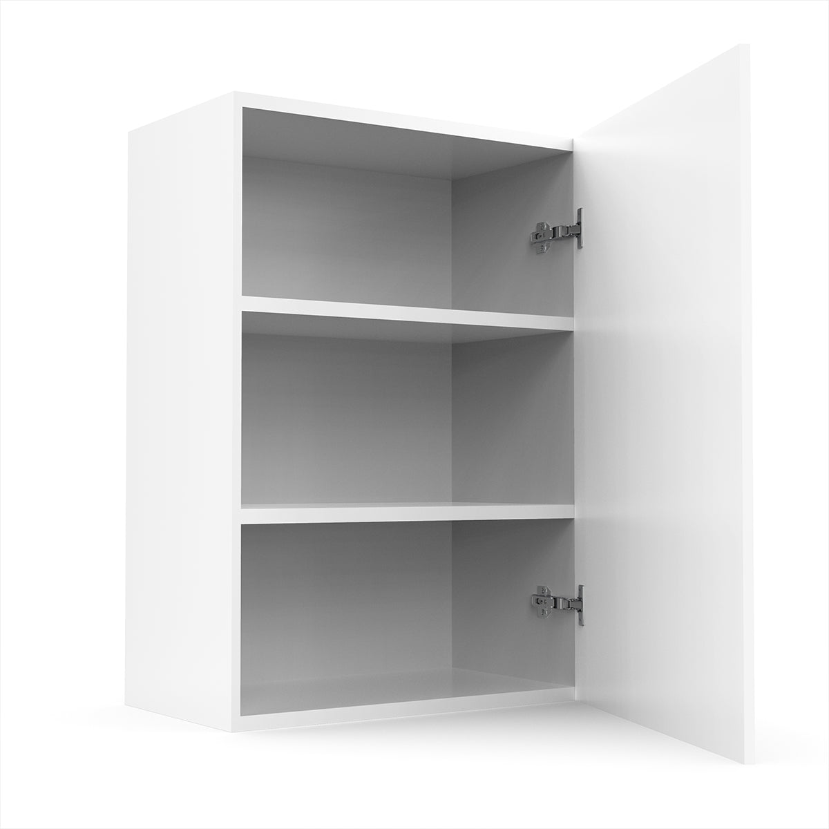 RTA - Glossy White - Single Door Wall Cabinets | 21"W x 30"H x 12"D