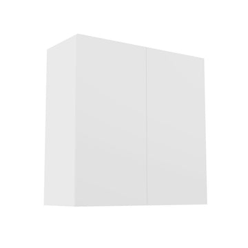RTA - Glossy White - Double Door Wall Cabinets | 30