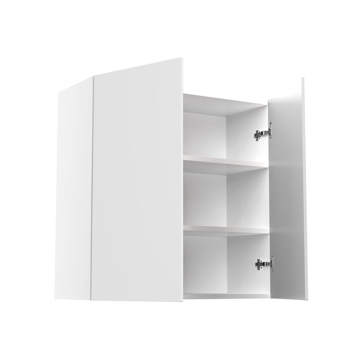 RTA - Glossy White - Double Door Wall Cabinets | 30"W x 30"H x 12"D