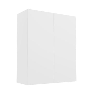 RTA - Glossy White - Double Door Wall Cabinets | 30