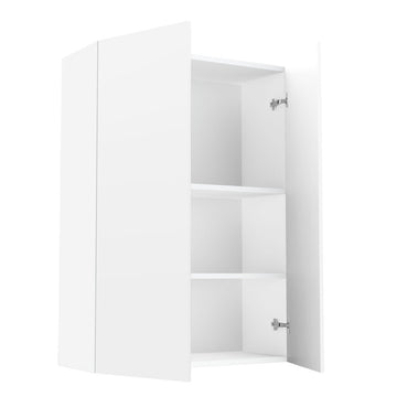 RTA - Glossy White - Double Door Wall Cabinets | 30