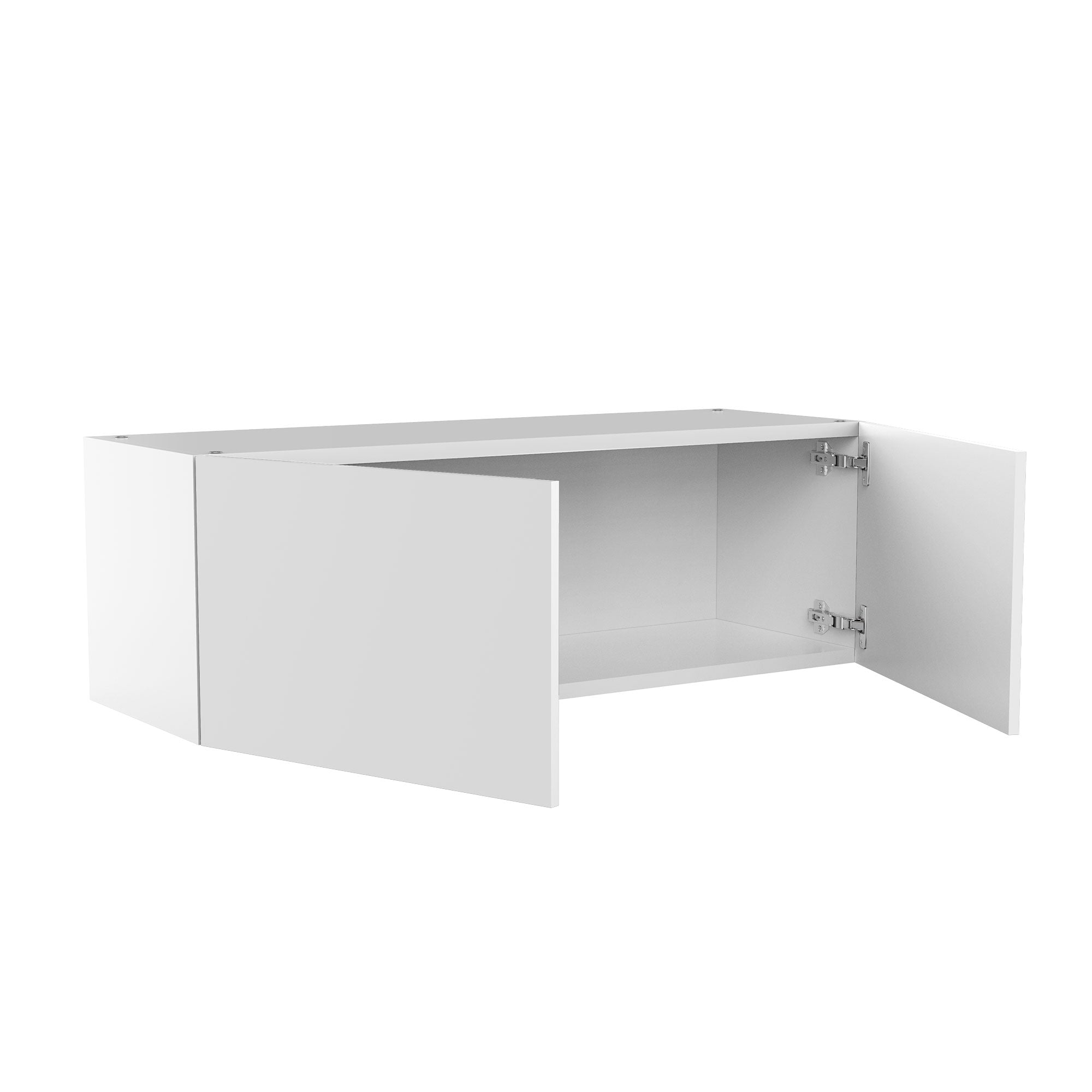 RTA - Glossy White - Double Door Wall Cabinets | 36"W x 12"H x 12"D
