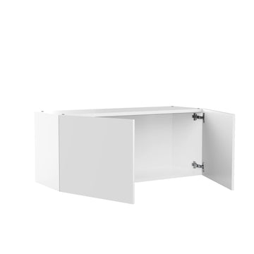 RTA - Glossy White - Double Door Wall Cabinets | 36"W x 15"H x 12"D