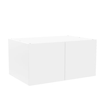 RTA - Glossy White - Double Door Refrigerator Wall Cabinets | 36