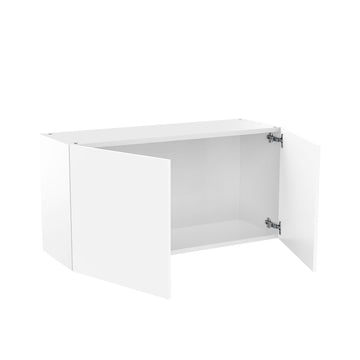 RTA - Glossy White - Double Door Wall Cabinets | 36"W x 18"H x 12"D