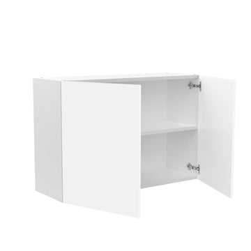 RTA - Glossy White - Double Door Wall Cabinets | 33