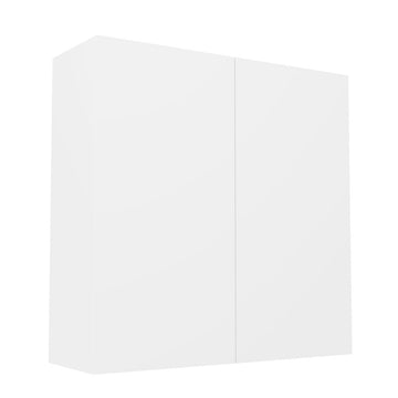 RTA - Glossy White - Double Door Wall Cabinets | 36