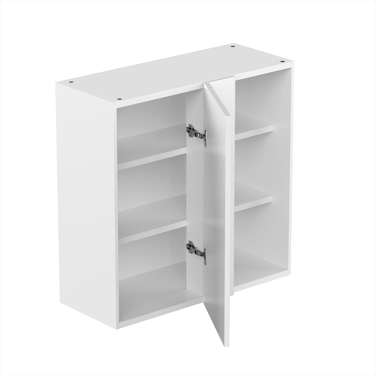 RTA - Glossy White - Single Door Wall Cabinets | 30"W x 30"H x 12"D