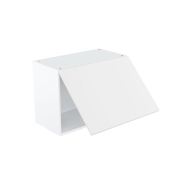 RTA - Glossy White - Horizontal Door Wall Cabinets | 24"W x 18"H x 12"D