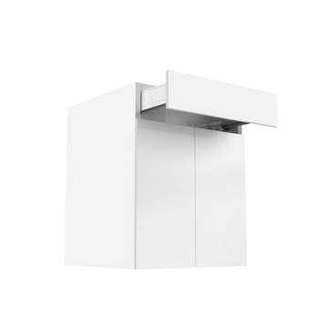 RTA - Glossy White - Double Door Vanity Cabinets | 24