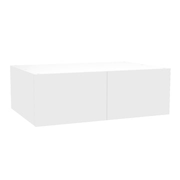 RTA - Glossy White - Double Door Refrigerator Wall Cabinets | 33