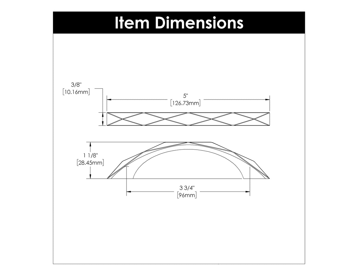 Pulls 3-3/4 Inch (96mm) Center to Center - Hickory Hardware