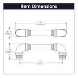 Kitchen Cabinet Pulls 3-3/4 Inch (96mm) Center to Center - Hickory Hardware