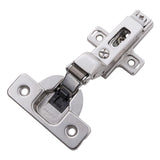 Hinge Concealed Full Inset Frameless Soft Close (2 Hinges/Per Pack) Polished Nickel - Hickory Hardware