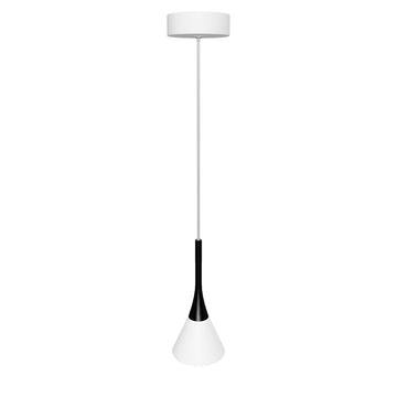 Modern LED Pendant Light Fixture, Dimmable, 3000K (Warm White), Sand White (3362-1F)