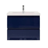 Brooklyn Floating / Wall Mounted Bathroom Vanity With Acrylic Sink