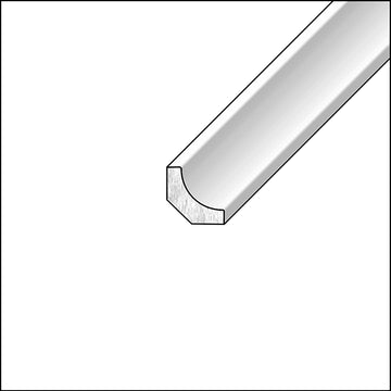 Corner Molding| Matrix Silver | 96W x 0.75H x 0.75D