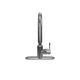 Pull Down Kitchen Faucet with Single Lever Handle and Plastic Deckplate in Chrome Polished