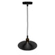 Industrial Style Matte Black Pendant Light Fixture, E26 Base, Antique Brass and Matte Black Finish, UL Listed