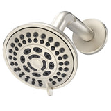 Shower Head 5-Settings, Soft Self-Cleaning Nozzles, Without ABS Shower Arm, ABS Ball Joint