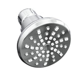 Shower Head Single Setting, Soft Self-Cleaning Nozzles, ABS Shower Arm