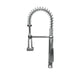 Pull Down Kitchen Faucet with Semi Pro Single Handle in Polished Chrome