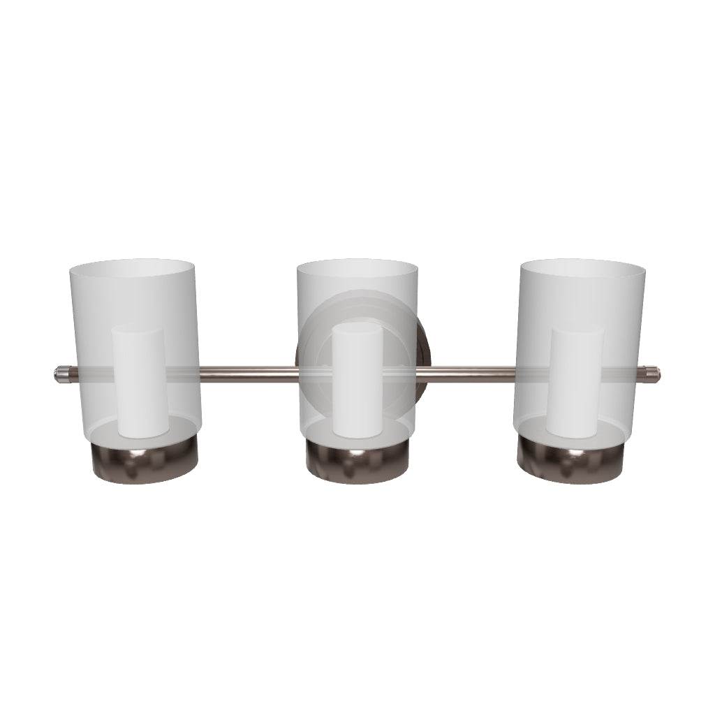 Bathroom Light Fixtures, 4000K, Dimmable, Brushed Nickel Finish,  Wall Mount, Damp Location, Vanity Lighting