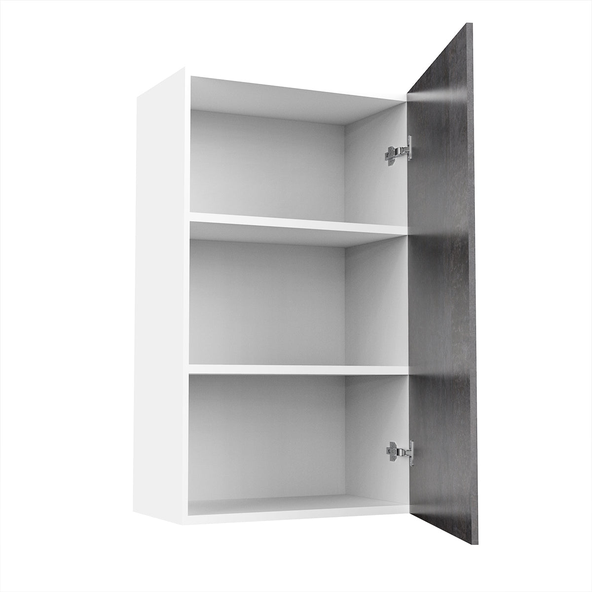 RTA - Rustic Grey - Single Door Wall Cabinets | 24"W x 36"H x 12"D